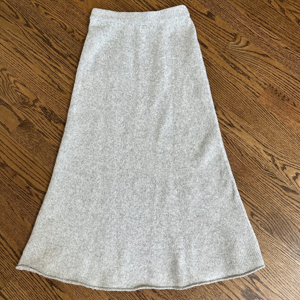 NAKD wide knit maxi skirt